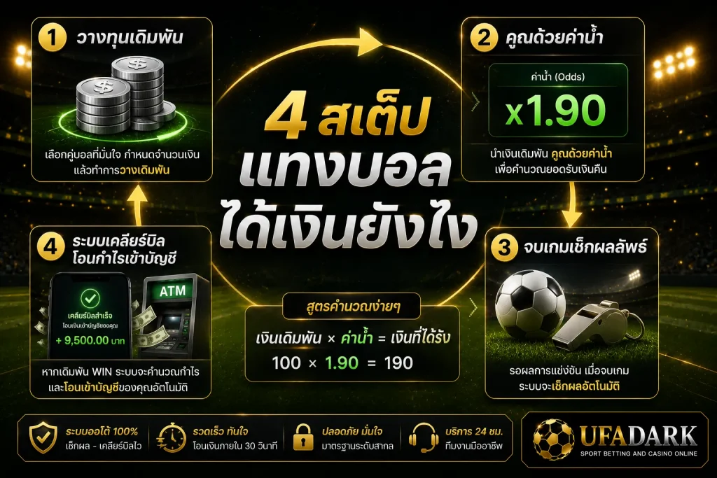 แทงบอลได้เงินยังไง
